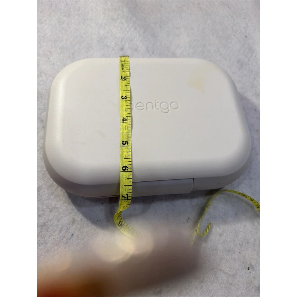 NewBentgo White Bento Box with 4 Compartments, Snap Lid, Plastic, Kids